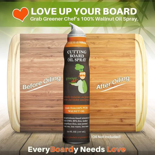  Greener Chef Extra Large Bamboo Cutting Board Lifetime Replacement Cutting Boards for Kitchen Organic Wood Butcher Block and Wooden Carving Board for Meat and Chopping Vegetabl