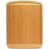 Greener Chef 24 x 18 Inch MASSIVE XXL Extra Large Bamboo Cutting Board ? Wooden Carving Board for Turkey, Meat, Vegetables, BBQ LARGEST Wood Butcher Block Boards with Handles, Juice Groove