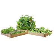 Greenes Fence RC4T4S24B Two Tiers Dovetail Raised Garden Bed