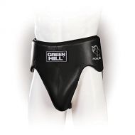 Greenhill Groin Guard and Abdominal Protector FERUS Made of Artificial Leather with Laces for Boxing, MMA, Kickboxing, and MUAITHAI