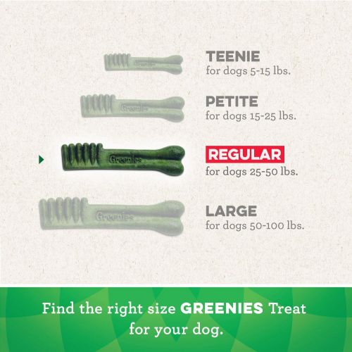  Greenies Original Regular Size Natural Dental Dog Treats