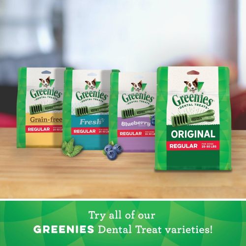  Greenies Original Regular Size Natural Dental Dog Treats