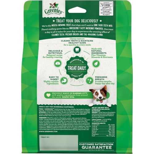  Greenies Original Regular Size Natural Dental Dog Treats