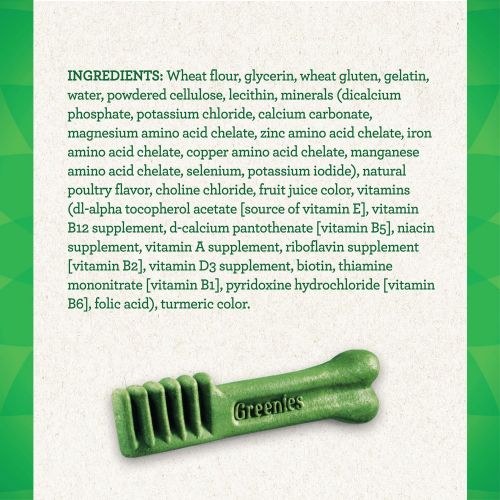  Greenies Original Regular Size Natural Dental Dog Treats