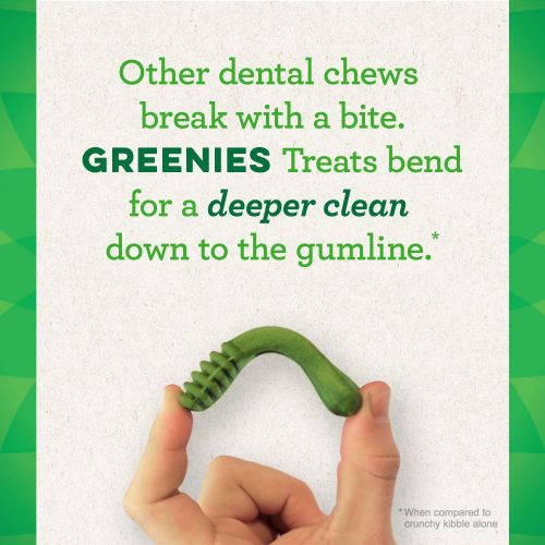  Greenies Regular Dental Dog Treats, Flavor Variety Pack (60 Treats)