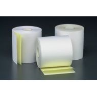 Greenleaf 3 X 2 7/8 X 90 2 Ply White/Canary POS/Cash Register Rolls 7/16 Core ID 50 Rolls