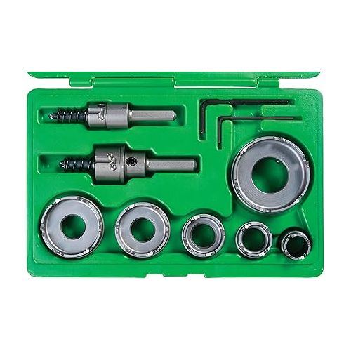  Greenlee - Carbide Cutter, Qck Chnge, 8Pc, Hole Making (648)