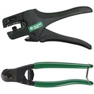 Greenlee 45000 Kwik Stripper Wire Stripping Tool & Greenlee 722 Wire Rope & Wire Cutter