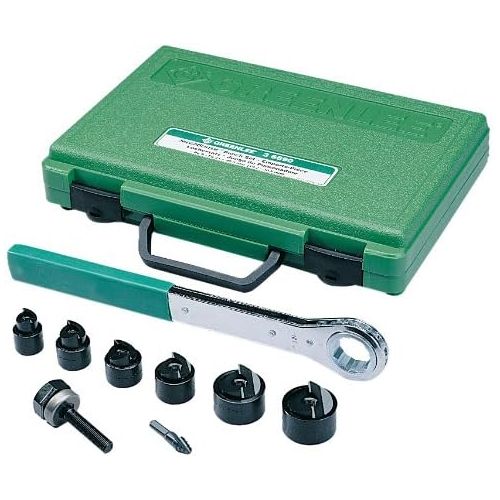  Greenlee 36692 Manual Slug-Buster Knockout Punch Kit, Metric, ISO-16 Through ISO-40