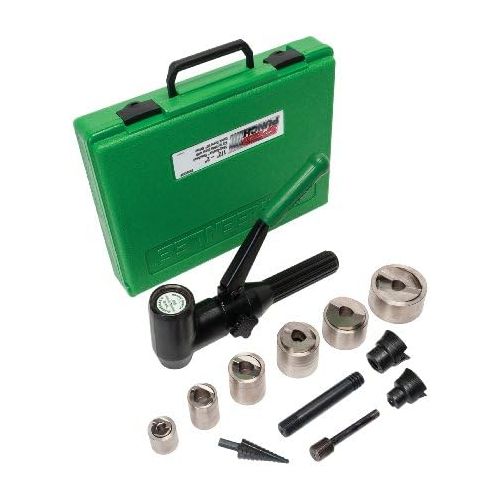  Greenlee Speed Punch 7908SBSP Kit, 12-Inch to 2-Inch Conduit, Mild Steel with Driver