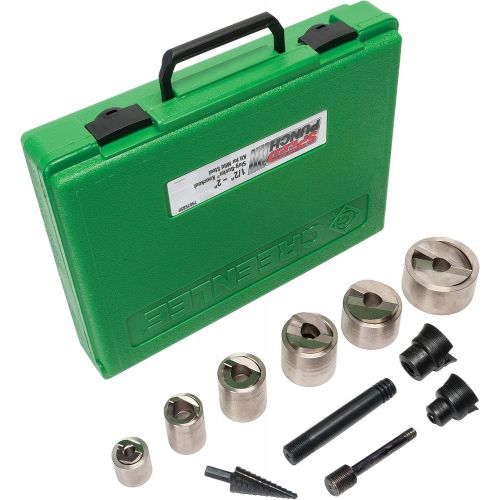  Greenlee Speed Punch 7907SBSP Kit, 12-Inch to 2-Inch Conduit, Mild Steel Without Driver