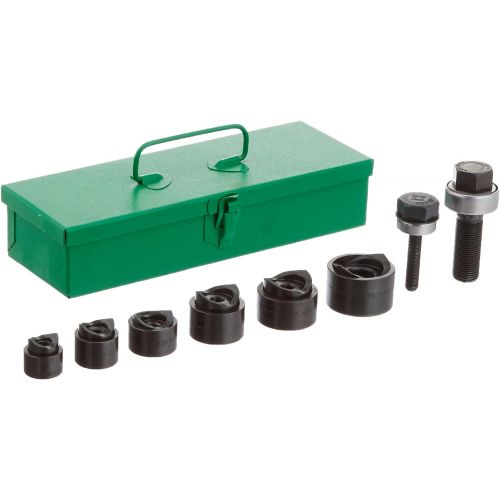  Greenlee 39860 Standard Round Manual Industrial Punch Kit, 34-Inch to 1-12-Inch Hole Size