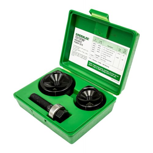  Greenlee 737BB Knockout Punch Kit, 1-12-Inch and 2-Inch Conduit Size