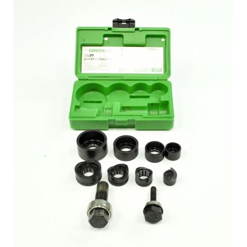  Greenlee 735BB Knockout Punch Kit, 12-Inch to 1-14-Inch Conduit Size