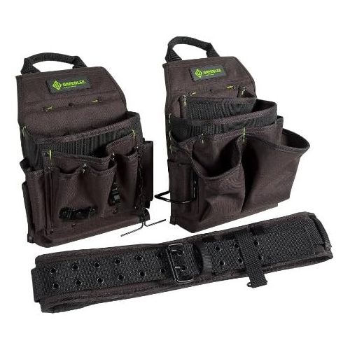  Greenlee 0158-16 Pouch and Belt Combo Pack, 3-Piece