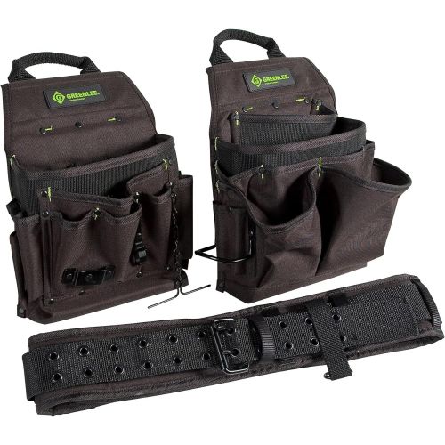  Greenlee 0158-16 Pouch and Belt Combo Pack, 3-Piece