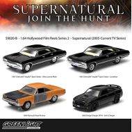 Set of 4: Greenlight Hollywood Film Reels Supernatural 1:64 Scale