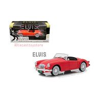 New DIECAST Toys CAR Greenlight 1:18-1959 MG A 1600 Roadster MKI - Elvis Presley - Blue Hawaii RED 13524