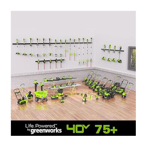  Greenworks 40V (120 MPH / 450 CFM) Axial Blower, 4.0Ah USB Battery (USB Hub) and Charger Included