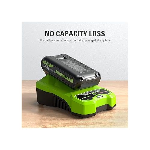 Greenworks 24V 2.0Ah Battery (Genuine Greenworks Battery / 125+ Compatible Tools)