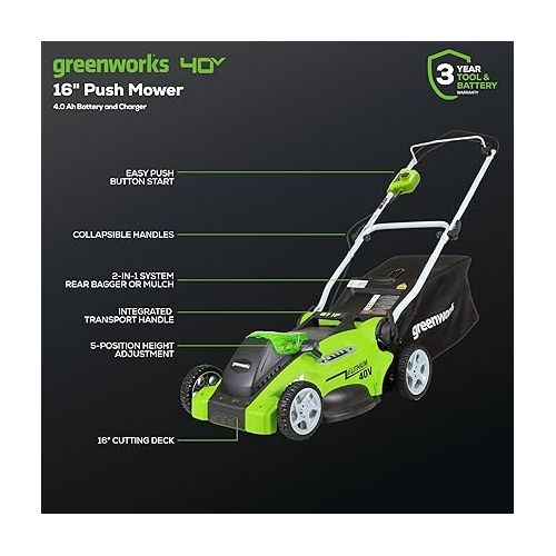  Greenworks 40V 16