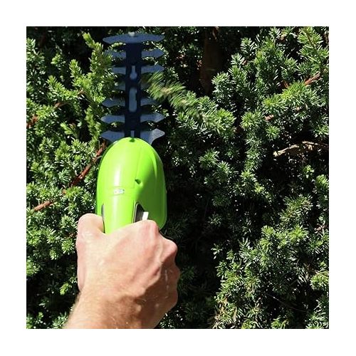  Greenworks 24V Cordless Shear Shrubber, 1.5Ah USB Battery and Charger Included