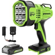 Greenworks 24V LED Spot Light Kit with 2Ah Battery and Charger