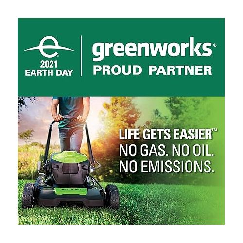  Greenworks 24V Axial Leaf Blower (100 MPH / 330 CFM), 2Ah Battery and Charger Included