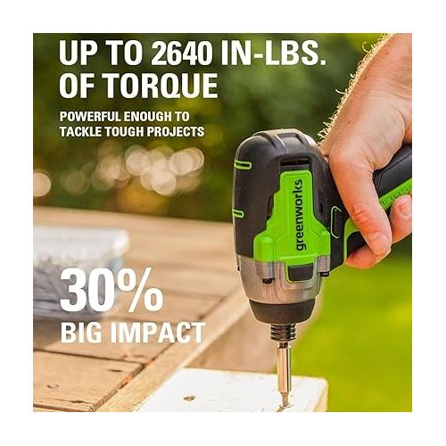  Greenworks 24V 7pcs Combo Kit w/2.0Ah & 4.0Ah USB Batteries & (2) Chargers. 800in/lb Drill, Impact Driver, Multi-tool, Reciprocating Saw, Circular, Brad Nailer and Flashlight