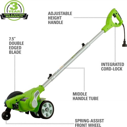  Greenworks 12 Amp Electric Corded Edger 27032