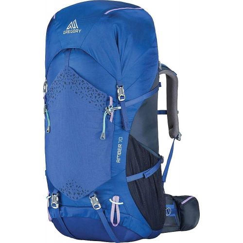 그레고리 [아마존베스트]Gregory Mountain Products Amber 70 Womens Multi Day Hiking Backpack | Backpacking, Camping, Travel | Integrated Rain Cover, Adjustable Components, Internal Frame | Streamlined Comf