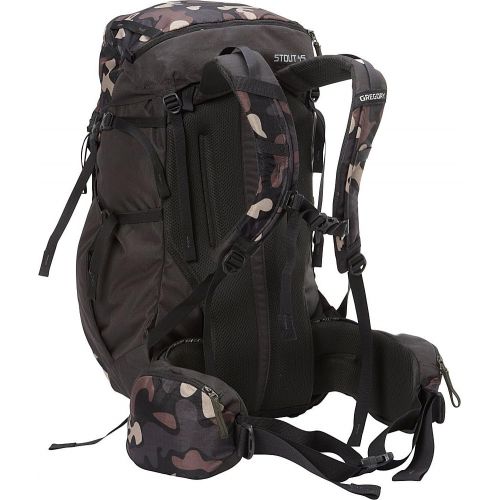 그레고리 [아마존베스트]Gregory Mountain Products Stout 45 Mens Hiking Backpack | Backpacking, Camping, Travel | Integrated Rain Cover, Adjustable Components, Internal Frame | Streamlined Comfort on The T