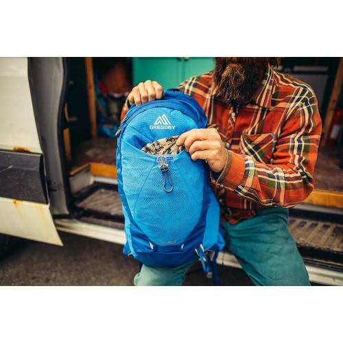 그레고리 Gregory Mountain Products Mens Miwok 32 Hiking Backpack,VIVID RED