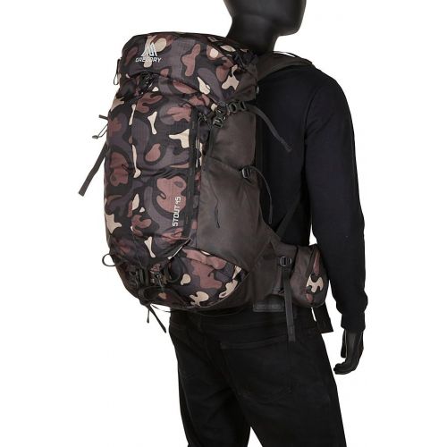 그레고리 Gregory Mountain Products Stout 45 Mens Hiking Backpack | Backpacking, Camping, Travel | Integrated Rain Cover, Adjustable Components, Internal Frame | Streamlined Comfort on the T