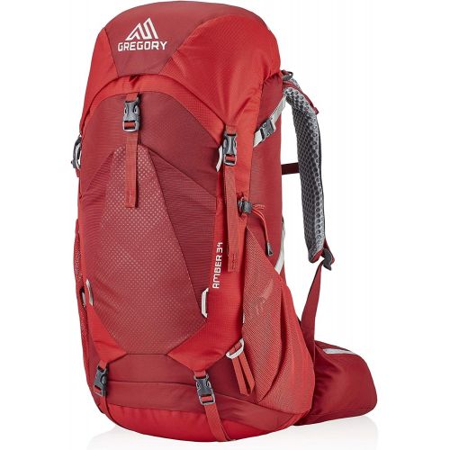 그레고리 Gregory Womens Amber Backpack, Red (Sienna Red), One Size