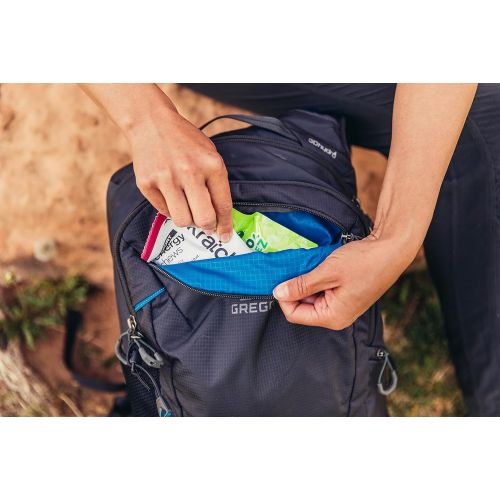 그레고리 Gregory Mountain Products Swift 16 H2O Hydration Backpack, Xeno Black, One Size