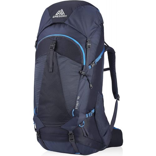 그레고리 Gregory Mens Stout Backpack, Blue (Phantom Blue), One Size