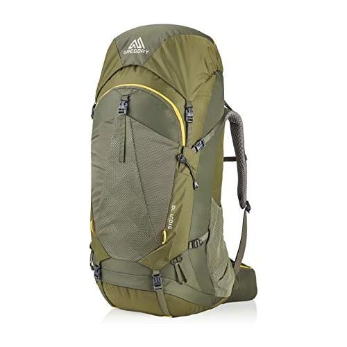 그레고리 Gregory Mens Stout Backpack, Green (Fennel Green), One Size