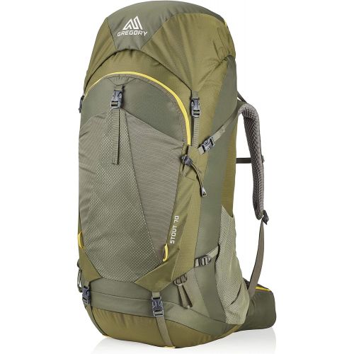 그레고리 Gregory Mens Stout Backpack, Green (Fennel Green), One Size