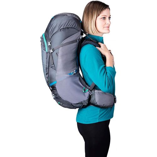 그레고리 Gregory Mountain Products Jade 63 Liter Womens Overnight Hiking Backpack , Mayan Teal, Small/Medium