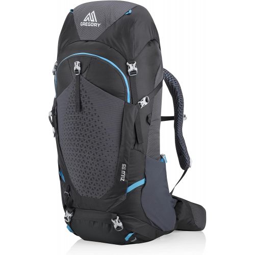 그레고리 Gregory Mountain Products Zulu 55 Backpack, Ozone Black, Medium/Large