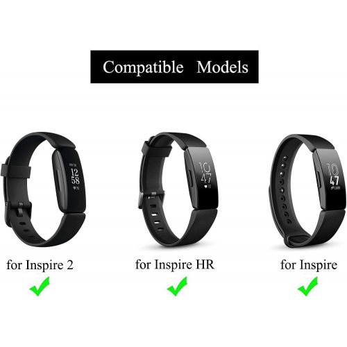  [아마존베스트]Grestun Compatible Replacement for Fitbit Inspire/Inspire HR/Inspire 2 Ankle Band, Breathable Ankle Band for Fitbit Inspire/Inspire HR (Black)