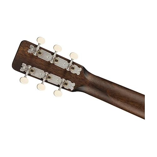  Gretsch G9500 Jim Dandy 24-Inch Scale Flat Top Non-Cutaway Sapele Body 6-String Acoustic Guitar with Black Walnut Fingerboard (Right-Handed, Frontier Stain)