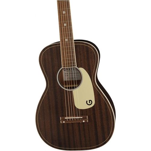  Gretsch G9500 Jim Dandy 24-Inch Scale Flat Top Non-Cutaway Sapele Body 6-String Acoustic Guitar with Black Walnut Fingerboard (Right-Handed, Frontier Stain)