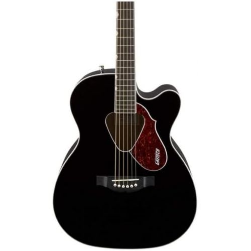  Gretsch G5013CE Rancher Junior Cutaway 6-String Acoustic Electric Guitar with Laurel Fingerboard and Mahogany Neck (Right-Handed, Black)