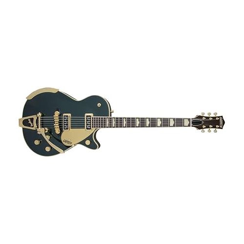  Gretsch G6128T-57 Vintage Select '57 Duo Jet 6-String Right-Handed Electric Guitar with Bigsby, Rosewood Fingerboard, Dual TV Jones and T-Armond Pickups (Cadillac Green)