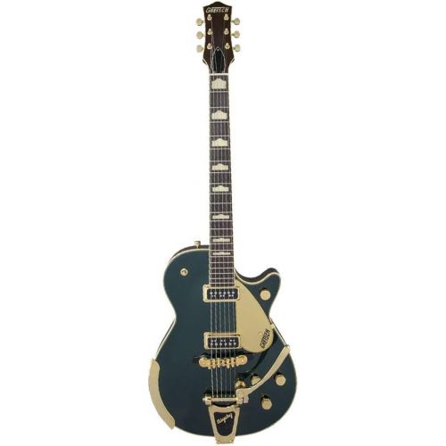  Gretsch G6128T-57 Vintage Select '57 Duo Jet 6-String Right-Handed Electric Guitar with Bigsby, Rosewood Fingerboard, Dual TV Jones and T-Armond Pickups (Cadillac Green)