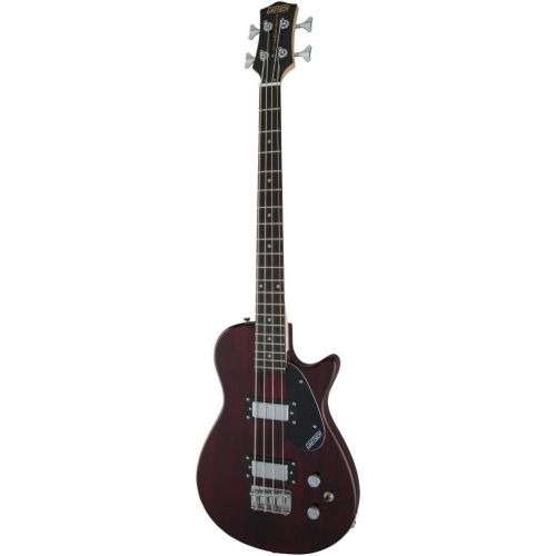  Gretsch G2220 Electromatic Junior Jet Bass II Short-Scale 4-String Right-Handed Guitar with Basswood Body (Walnut Stain)