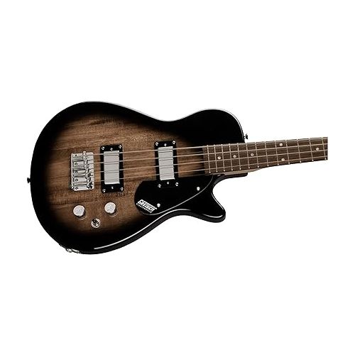  Gretsch G2220 Electromatic Junior Jet Bass II Short-Scale 4-String Guitar with Basswood Body, Laurel Fingerboard, and Bolt-On Maple Neck (Right-Hand, Bristol Fog)
