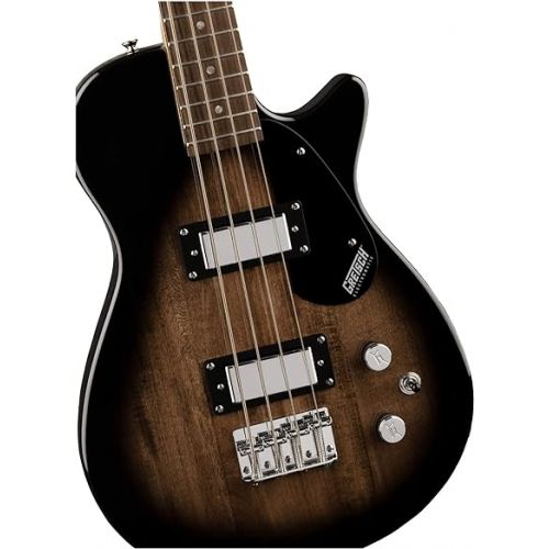  Gretsch G2220 Electromatic Junior Jet Bass II Short-Scale 4-String Guitar with Basswood Body, Laurel Fingerboard, and Bolt-On Maple Neck (Right-Hand, Bristol Fog)